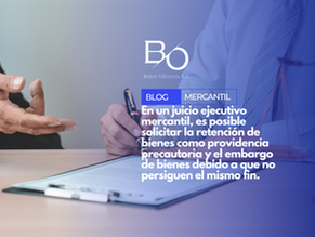 Diferencias entre retención de bienes y embargo.