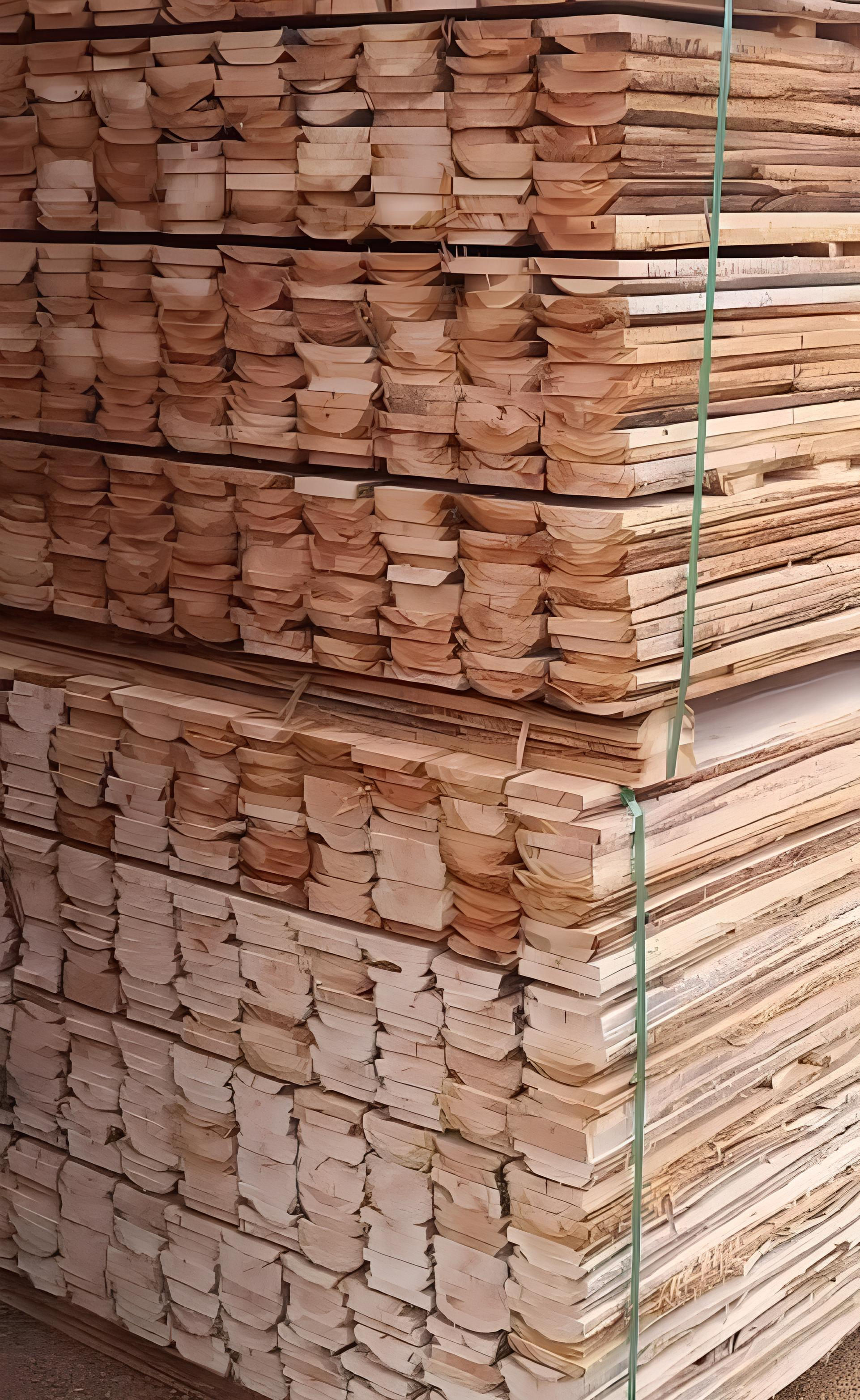 Madeira Serrada de Multi Lâmina de Segunda Qualidade