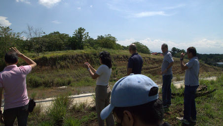 Cabanlas leads site inspection of proposed subdivision in Brgy Gusa
