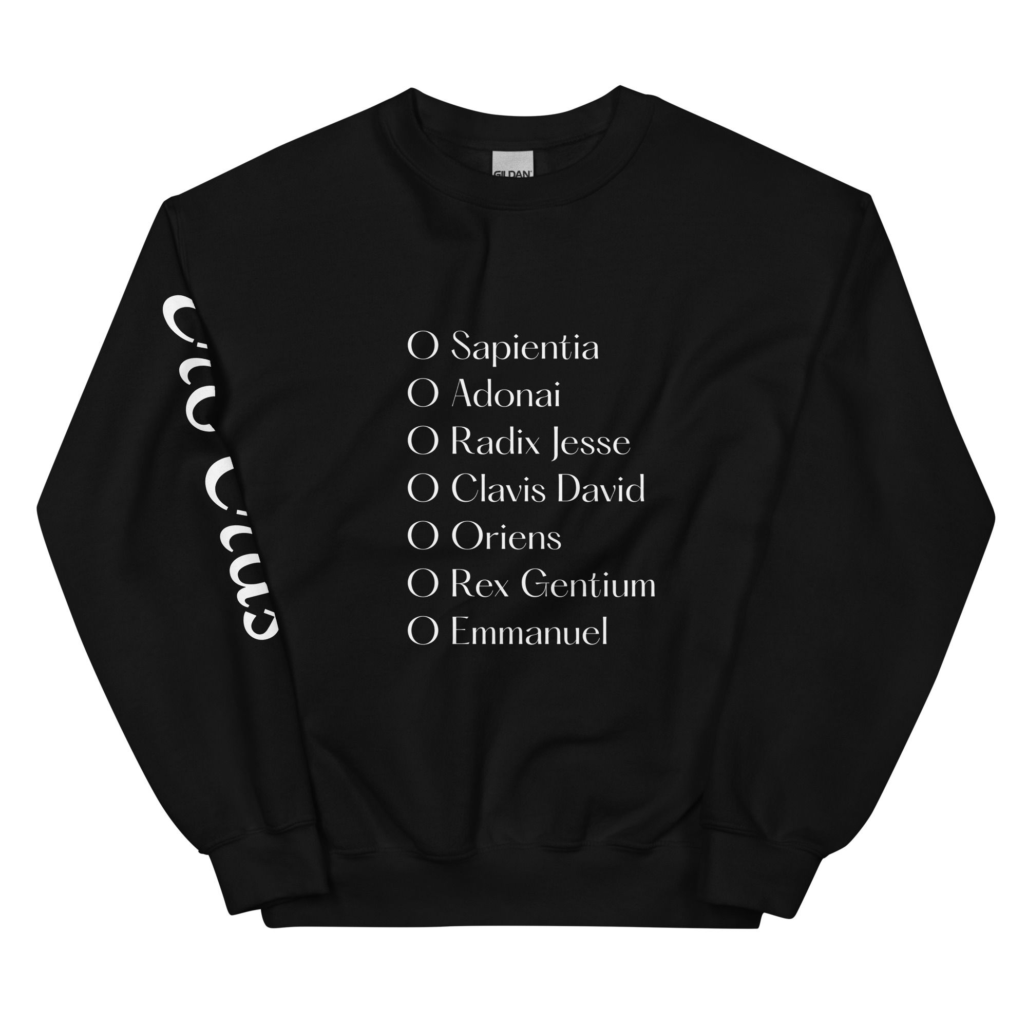 O Antiphons Sweatshirt (Latin)