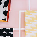 Hanging Fabric with Patterns