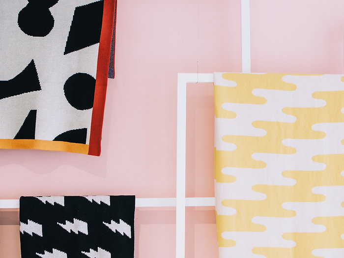 Hanging Fabric with Patterns