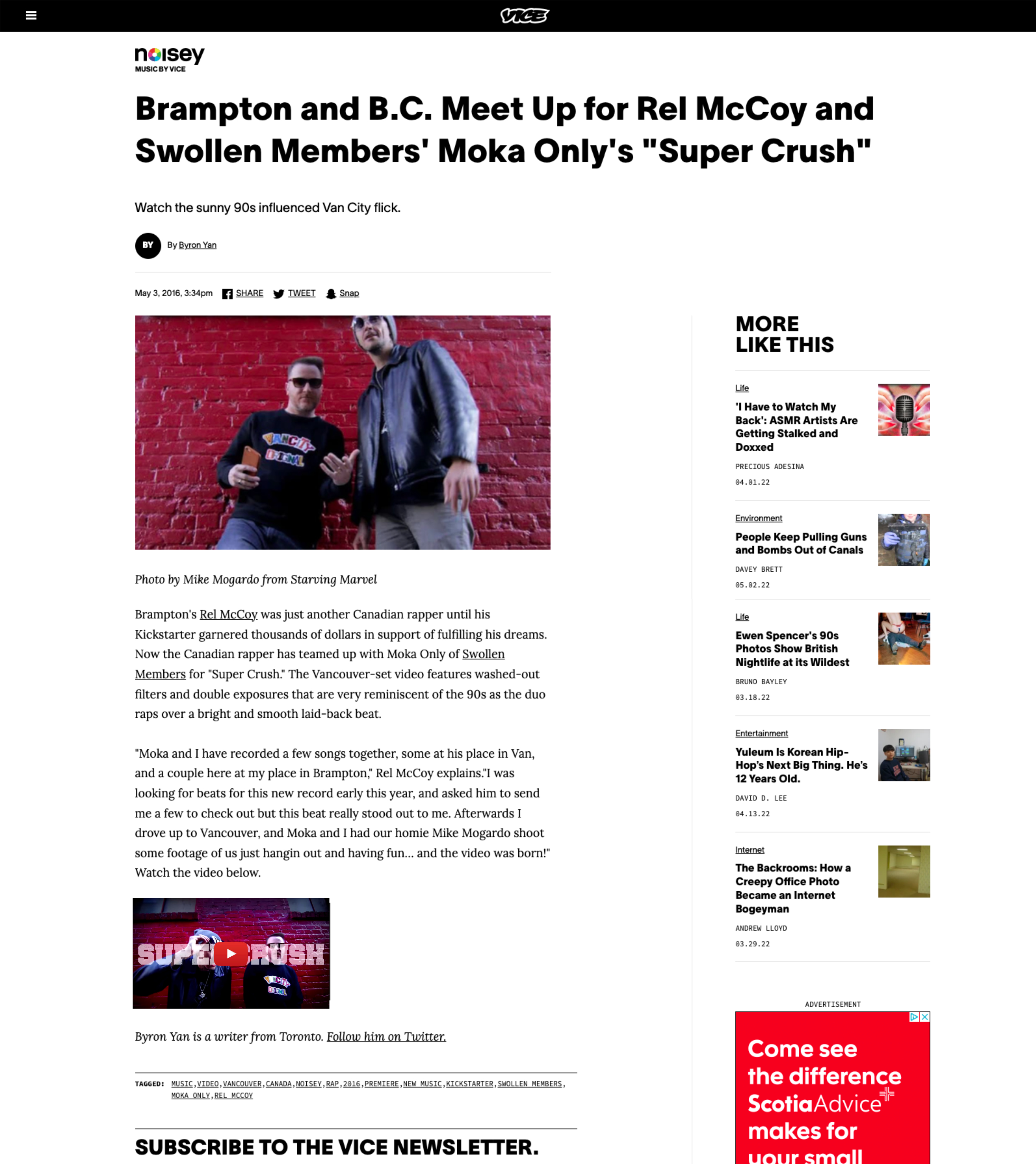 Noisey / Vice article continued