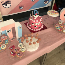 Compleanno Matilde, tema Chiara Ferragni