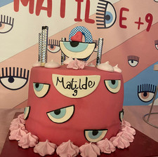 Compleanno Matilde, tema Chiara Ferragni