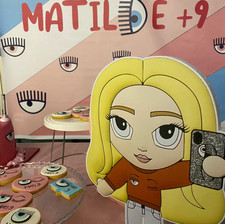 Compleanno Matilde, tema Chiara Ferragni