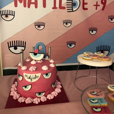 Compleanno Matilde, tema Chiara Ferragni