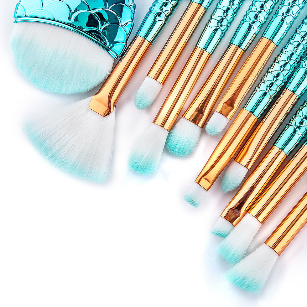 Thumbnail: 11-Piece Mermaid Tail Eye Makeup Brush Set