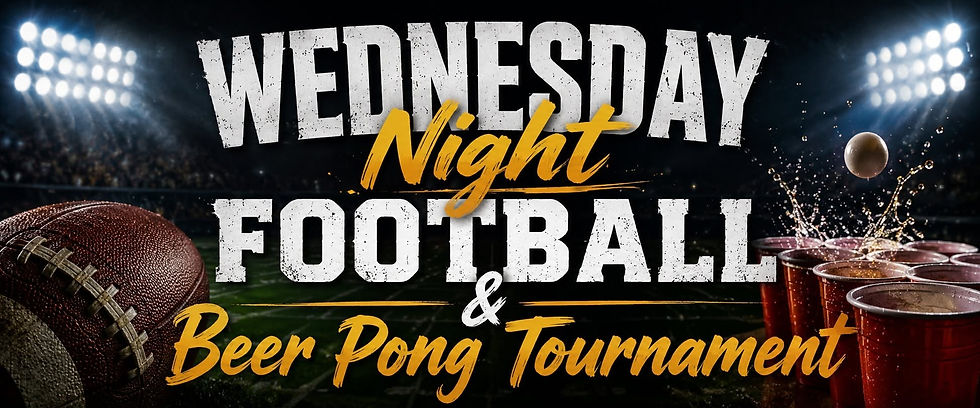 Beer Pong Tournament & NFL Kick Off!