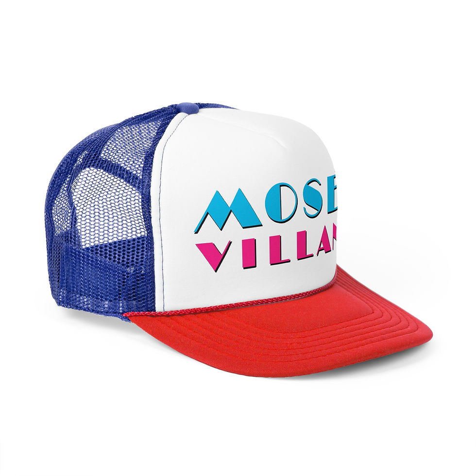 Thumbnail: Custom Colorful Trucker Cap - Moses Villani Design