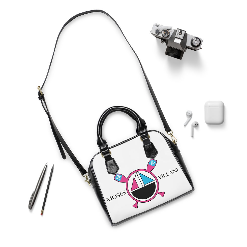 Thumbnail: Moses Villani Shoulder Handbag - Stylish Everyday Tote with Unique Design