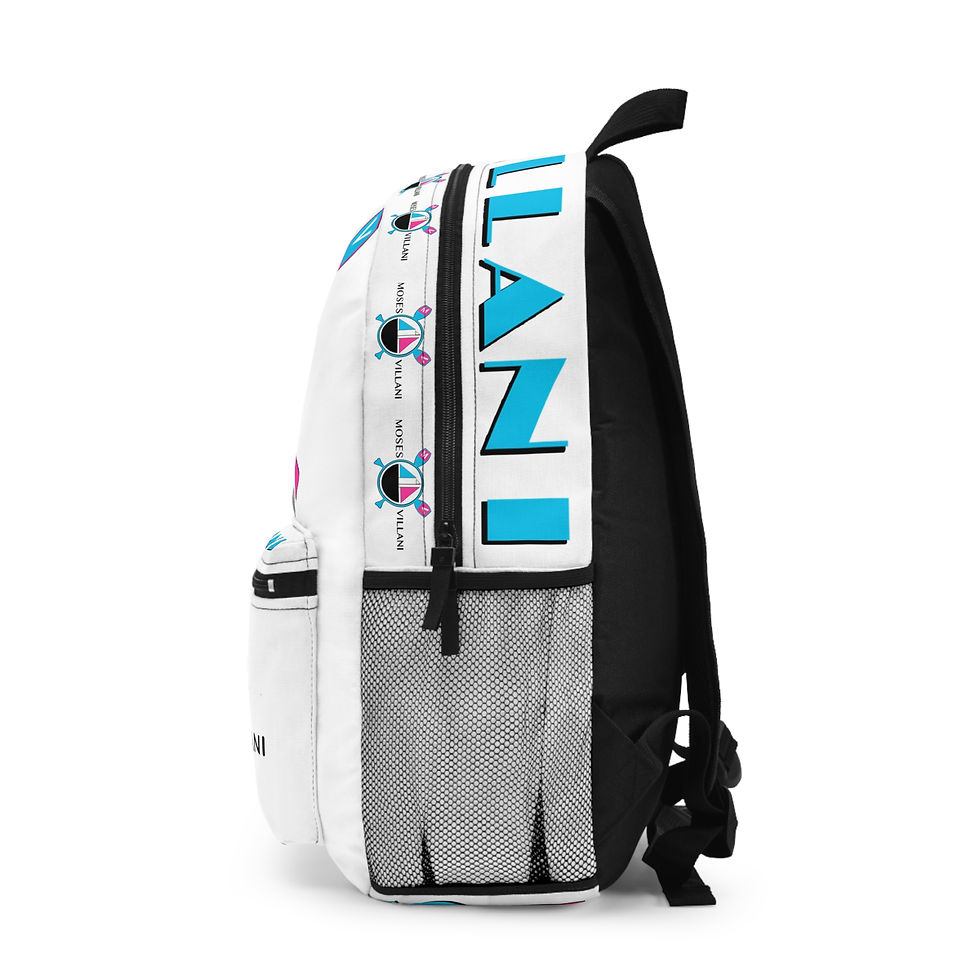 Thumbnail: Colorful Personalized Backpack for Students & Adventurers - Moses Villani Design