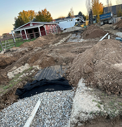 repair of a septic system