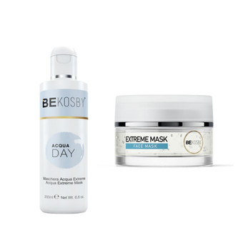 BeKosby Acqua Extreme Mask Maschera viso in gel indicata per pelli disidratate, alipidiche o da riequilibrare