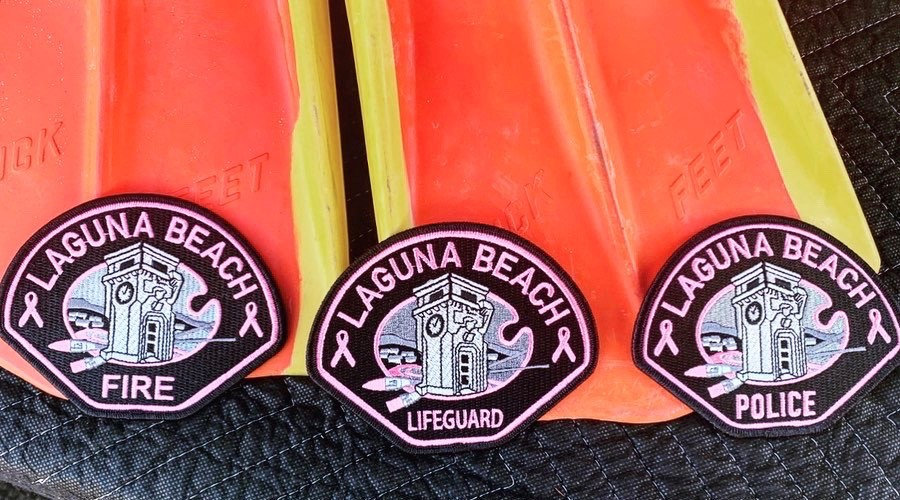 LAGUNA BEACH PUBLIC SAFETY PATCHES | LBPD PINK PATCH