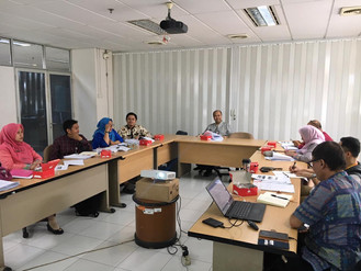 Rapat Penyusunan Modul Diklat Manajemen Proyek 2019 Jumat 5 Juli 2019