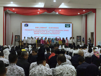 Kegiatan Workshop Profesionalisme ASN Bagi Tenaga Pendidik di Gedung Ki Hajar Dewantara Dinas Pendid