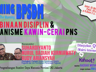 Shining (Sharing In The Morning) BPSDM : Pembinaan Disiplin dan Kawin-Cerai PNS