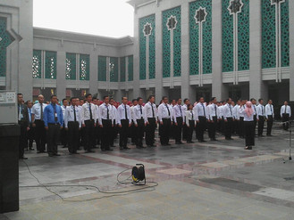 Apel Pagi Gabungan PIM dan PRAJAB