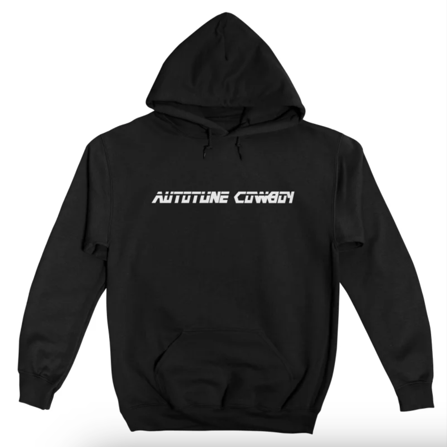 Autotune Cowboy Font Hoodie