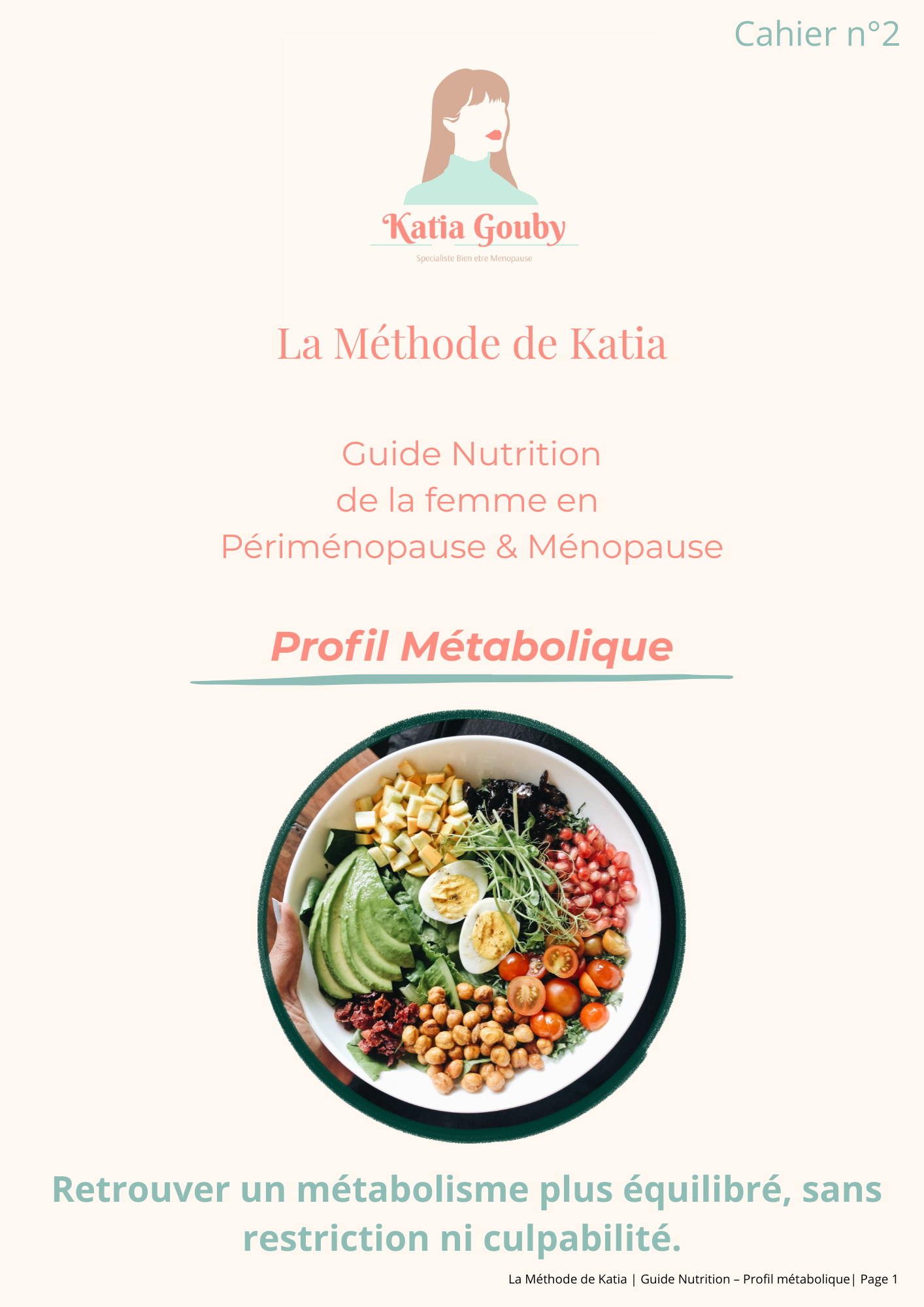 Guide Nutrition – Profil Métabolique | Périménopause & Ménopause