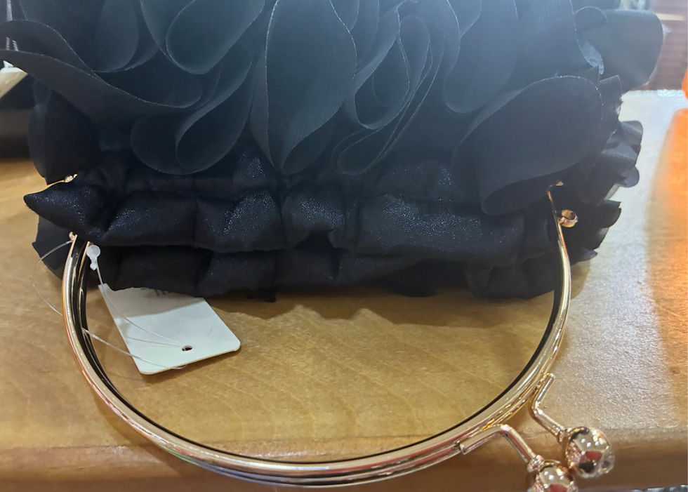 Thumbnail: Roses are forever purse with silver handed