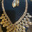 Thumbnail: Formal set champagne  earrings necklace pierced