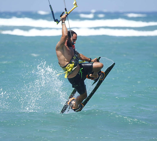 Dark slide , Kitesurf coaching