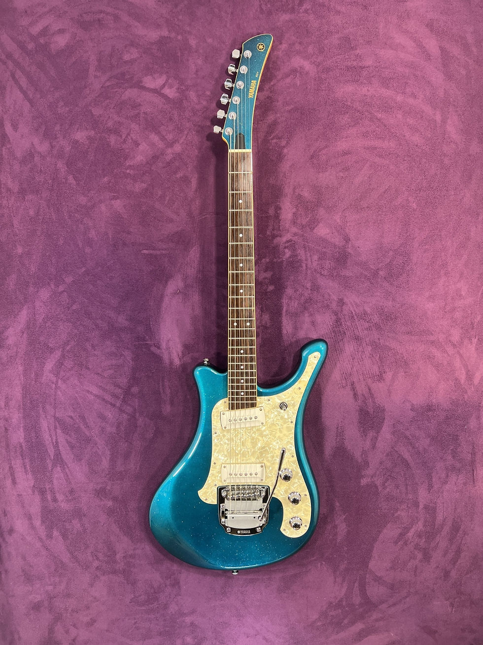 Yamaha SGV-800 Flying Samurai sparkle blue electric guitar - Guitar Garage Sydney