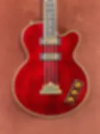 Epiphone Rumblekat chambered mahogany body Wine Red finish