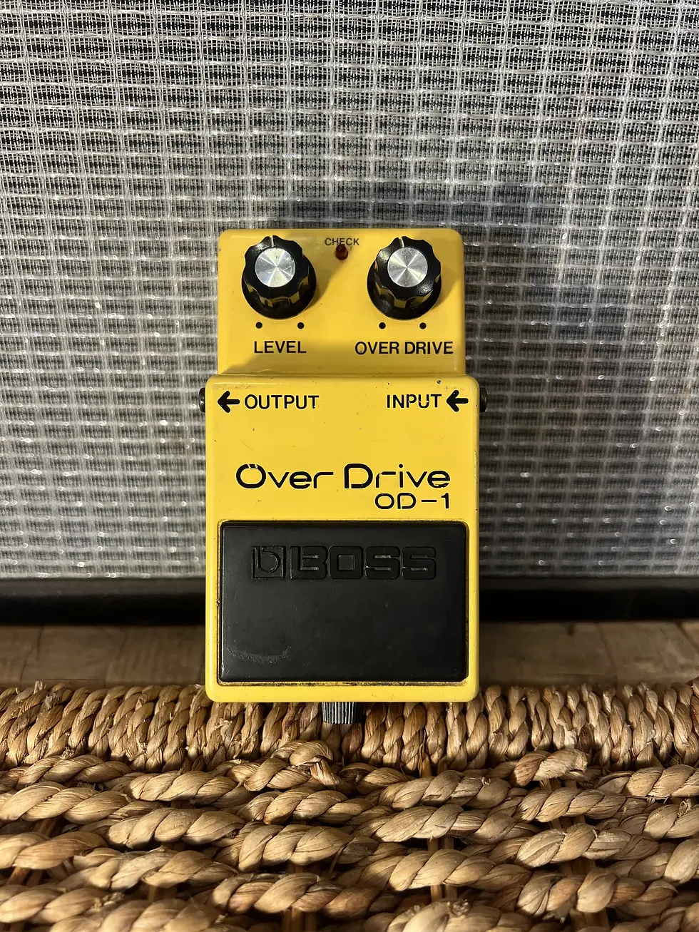 Thumbnail: Boss OD-1 OverDrive 1980s front view