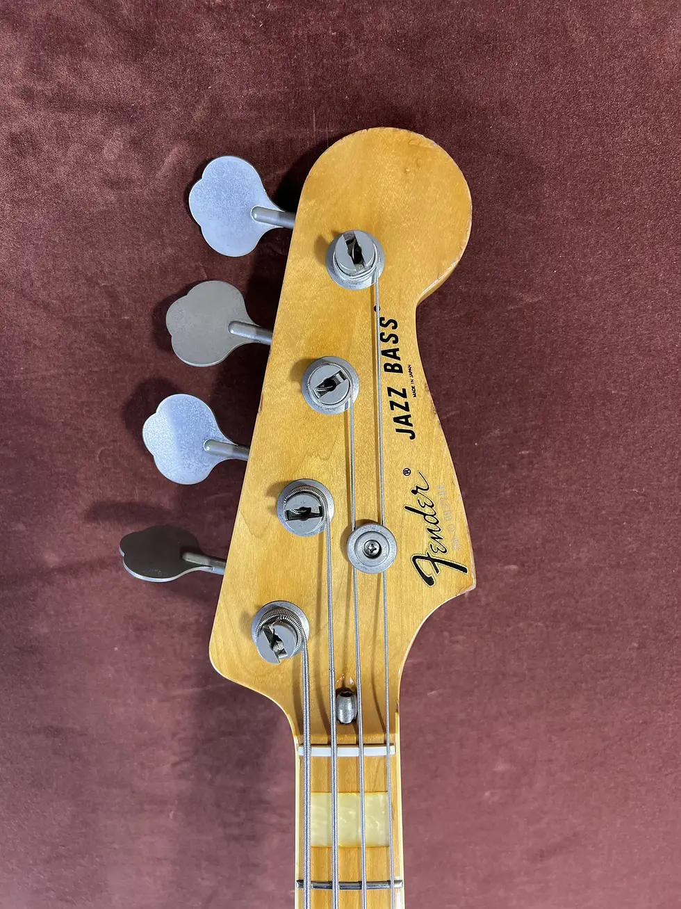 Thumbnail: Fender JB-75 headstock bullet truss rod serial 0092786