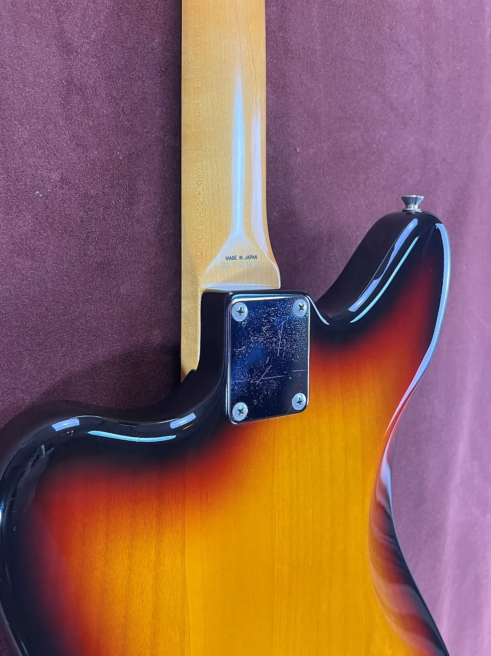 Thumbnail: 1993 Fender Jaguar JG-66 back view alder body