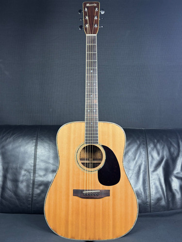 MorrisB-30 ヴィンテージ Morris 1975 W-30 Acoustic Natural W/case ***Pre Loved