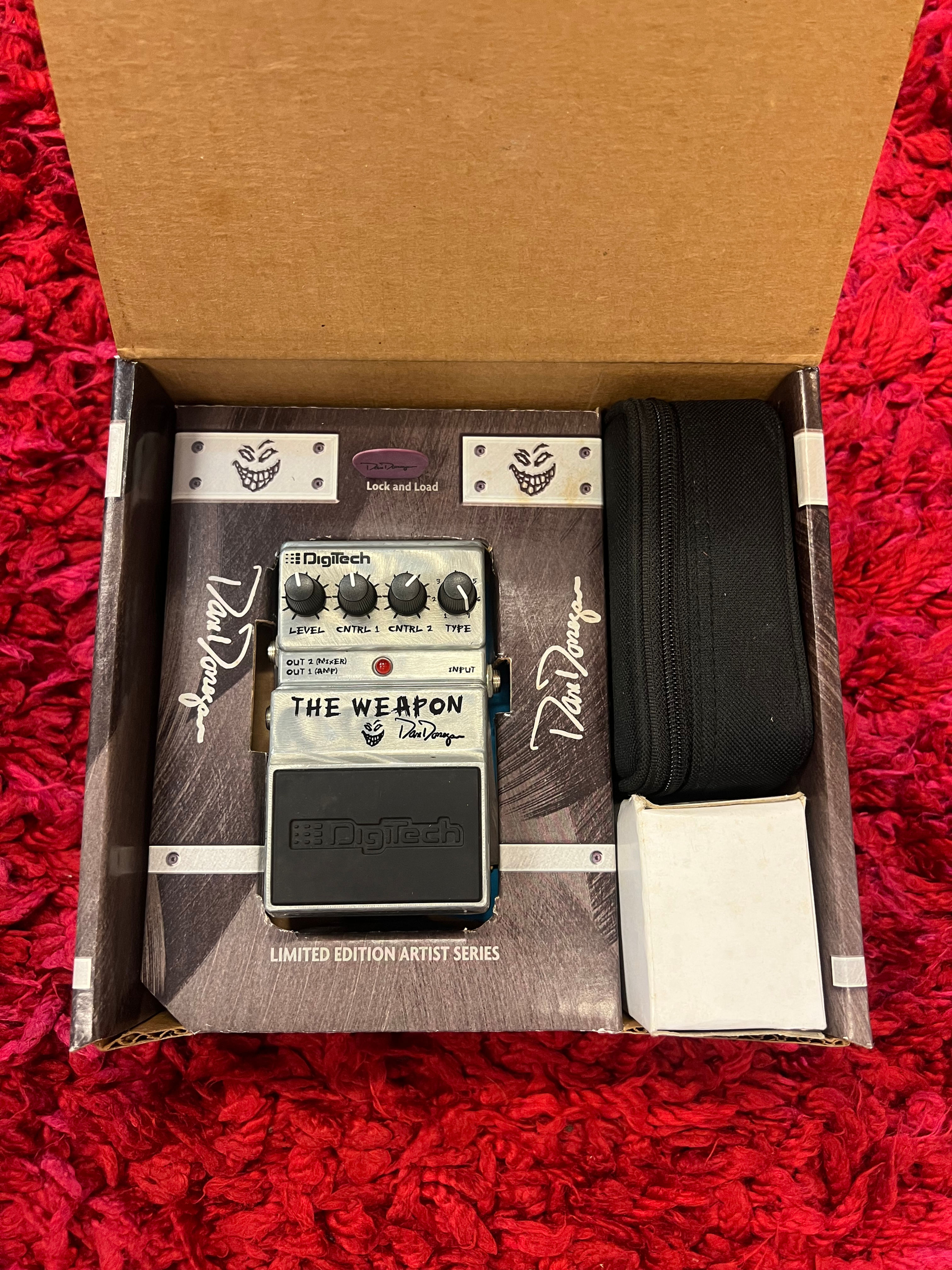 Digitech The Weapon pedal front view Dan Donegan signature