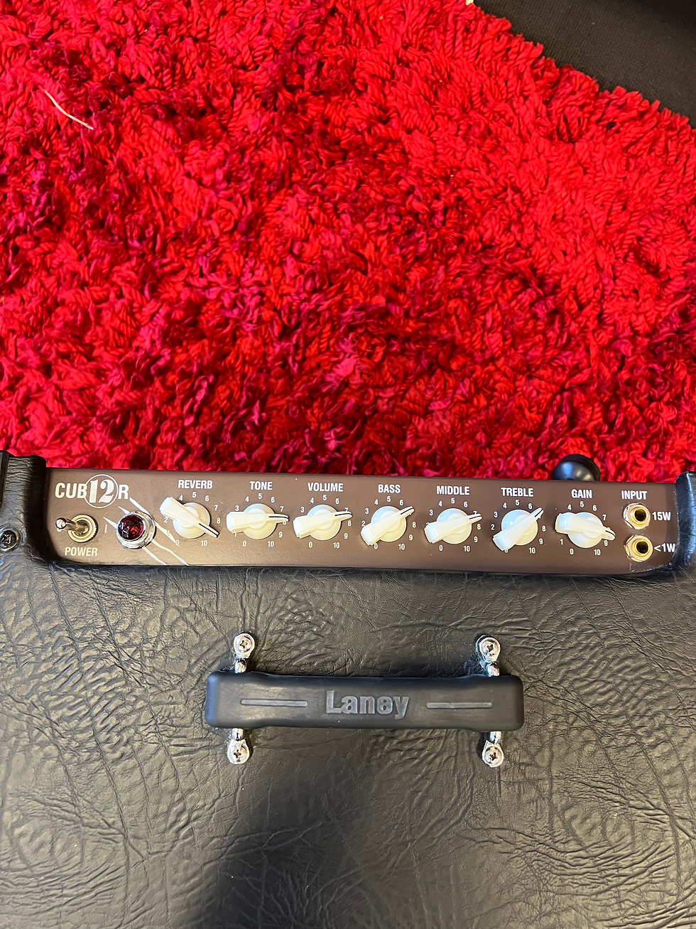 Thumbnail: Laney CUB-12R control panel gain tone volume EQ reverb