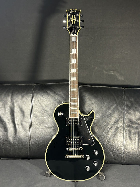 【希少】Greco グレコ EG-380B レスポールカスタム1977年製 Greco Les Paul Custom Japan EG380B 1977 | Guitar Garage