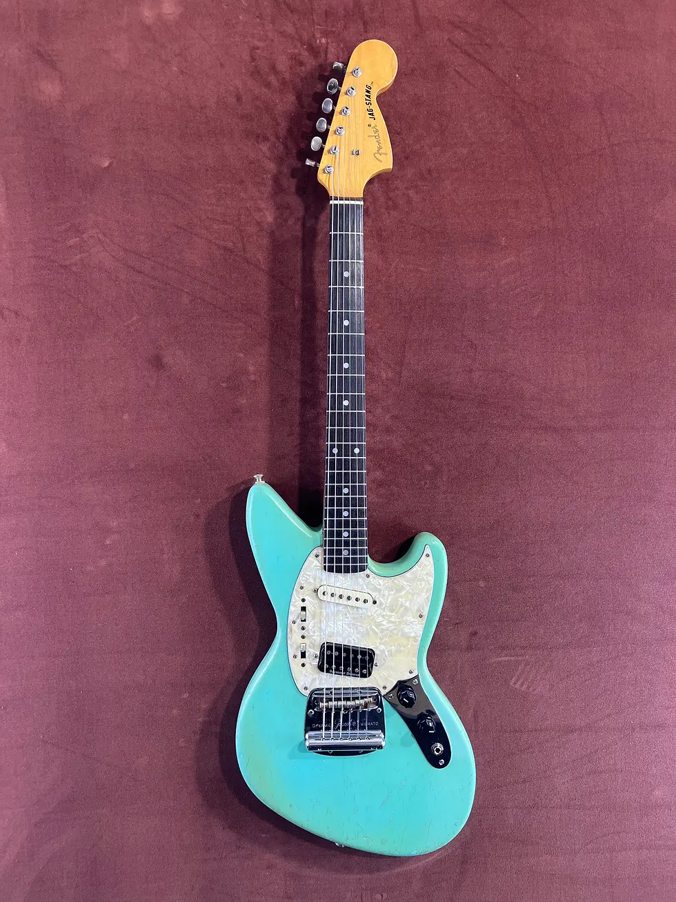 Fender Jag-Stang JT-95 1996 seafoam green front view