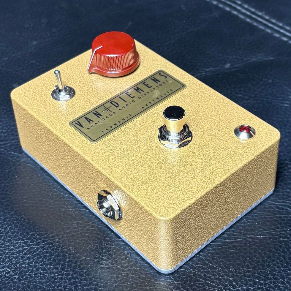 Thumbnail: Van Diemens Analogue Audio Disruptors - Red Ochre Treble Booster