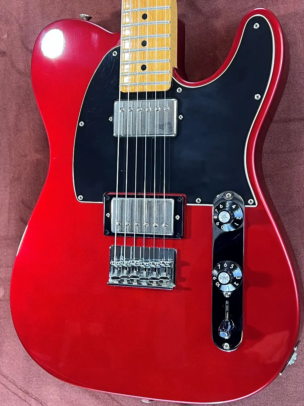 Thumbnail: Dual Hot Vintage Alnico humbuckers on Blacktop Telecaster HH