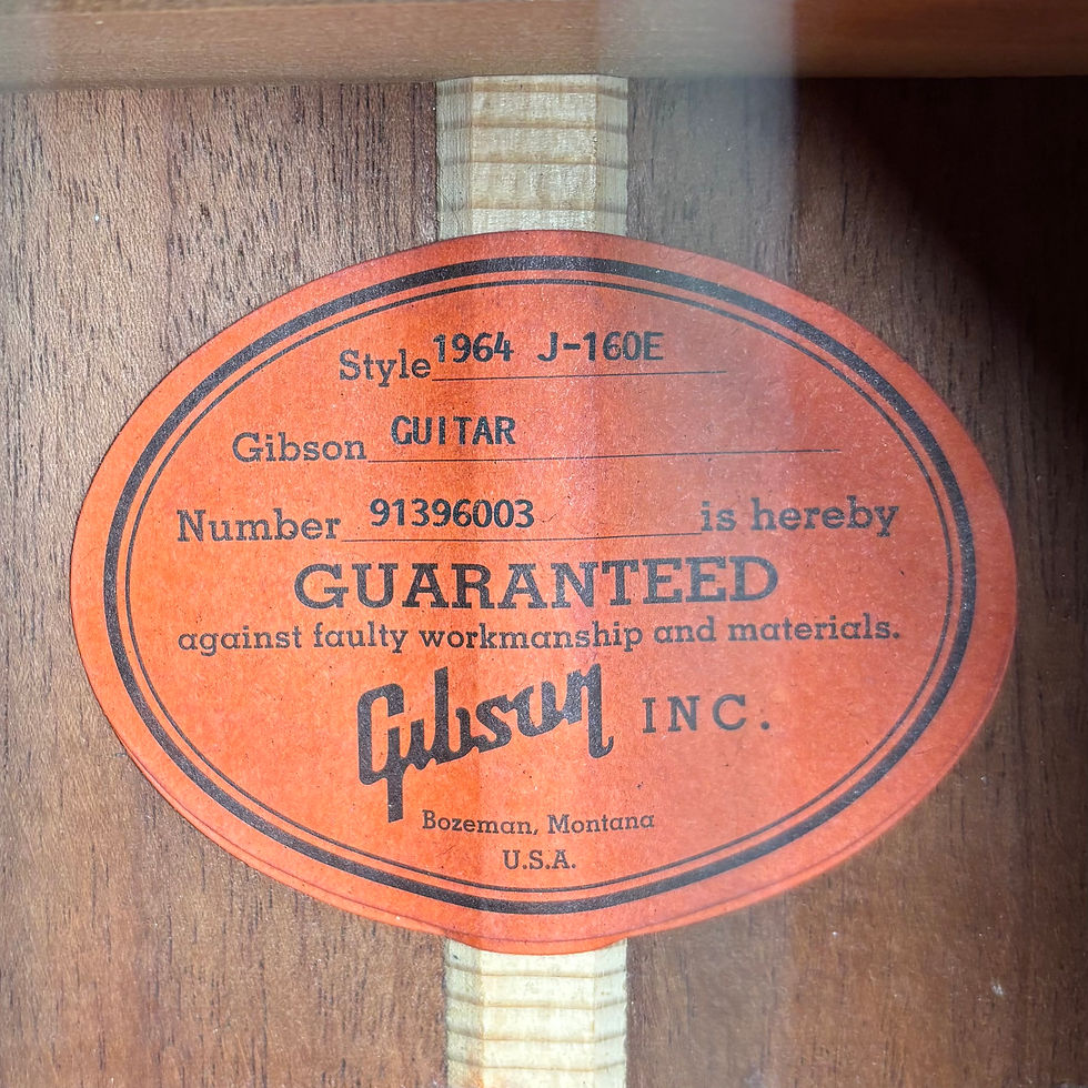 Thumbnail: Gibson ’64 J-160E - 1996 - Sunburst