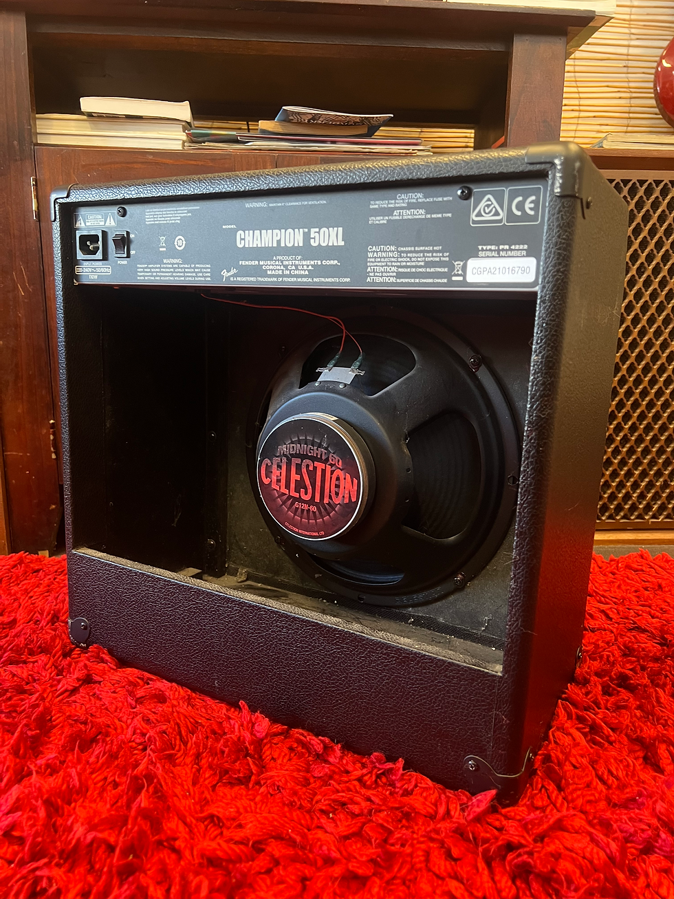 Thumbnail: Fender Champion 50XL back panel inputs and outputs