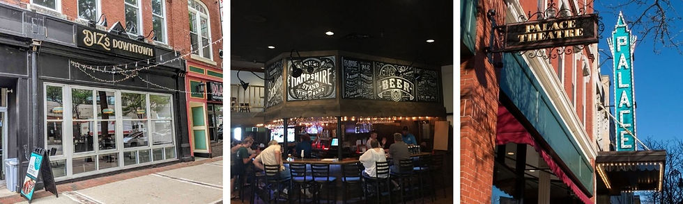 Diz's Downtown Cafe, Backyard Brew Pub, The Palace Theatre