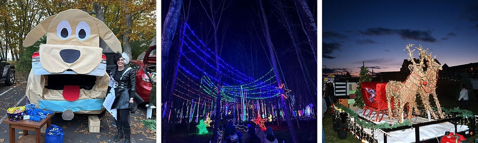 Trunk or Treat, Festival of Lights, Christmas Parade