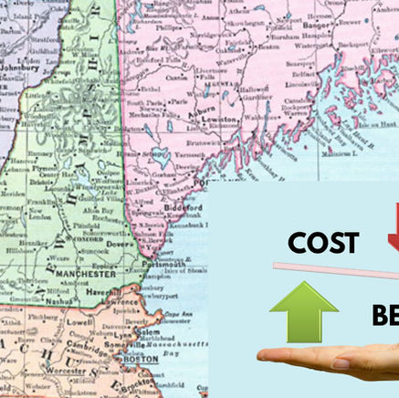 Cost of Living in New Hampshire vs. Maine vs. Massachusetts