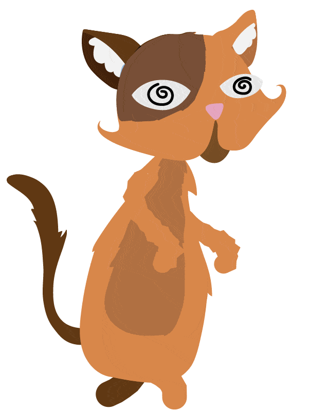 cat zombie walking.gif