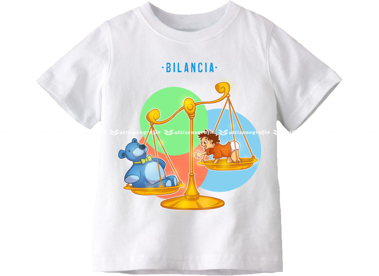 T-Shirt Segno Zodiacale Bilancia