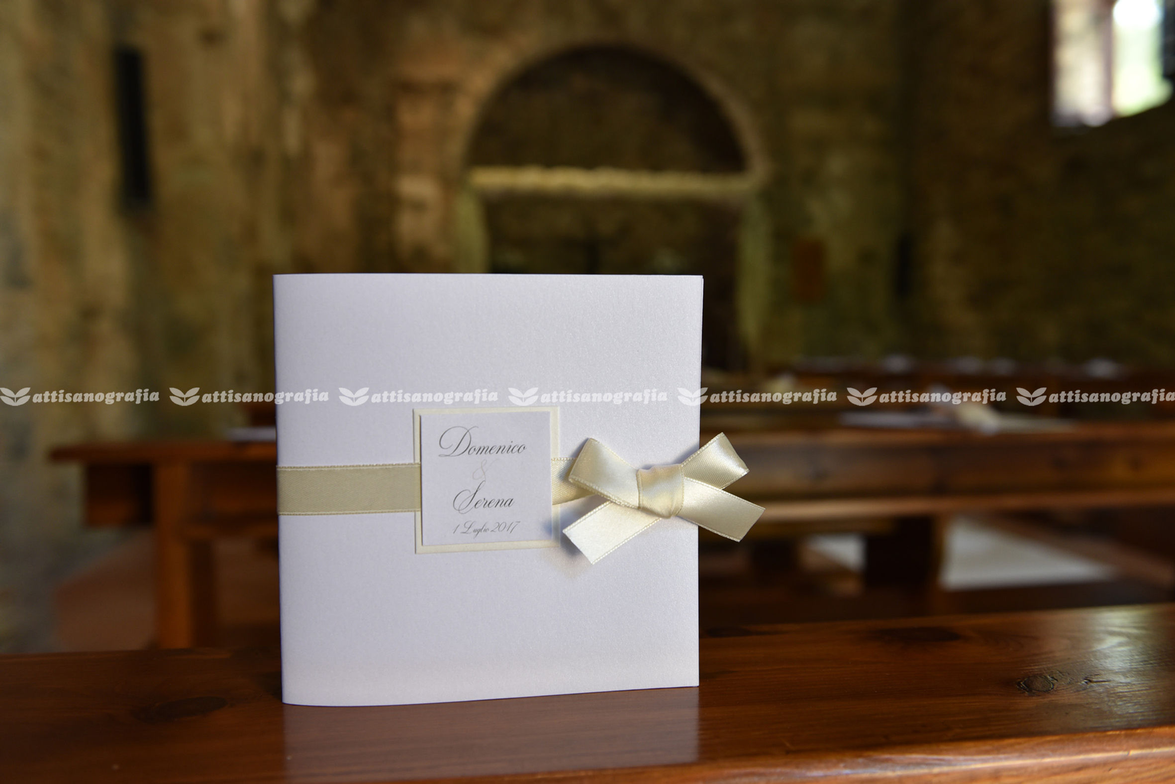 Art. 027 Invito fiocco e tag (50pz)