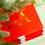 Miniature : Box rossa con rilievo oro