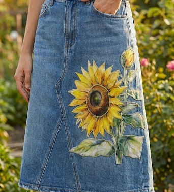 Thumbnail: AP124 Bright Yellow Sunflower Patch